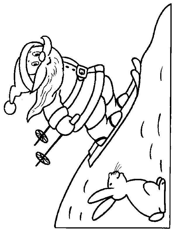 Święty Mikołaj kolorowanki